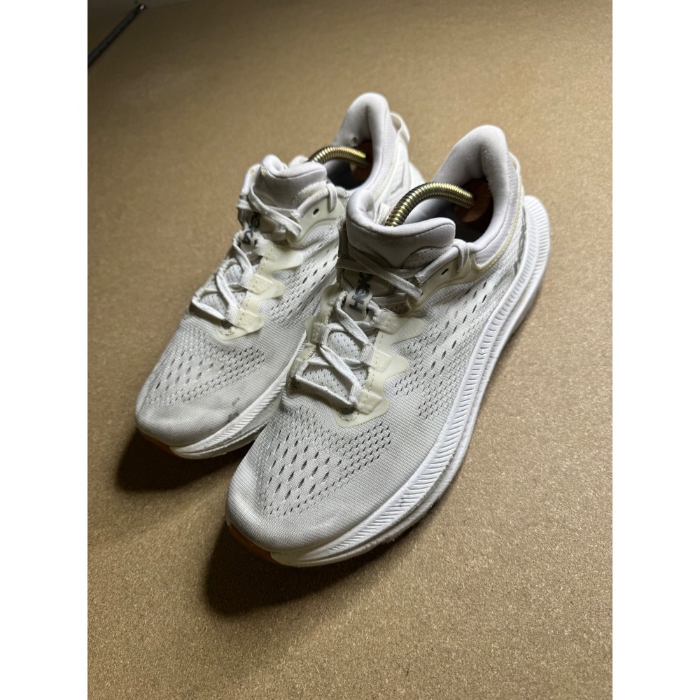 Hoka Kawana 2 White Gum Road Running Shoes Womens 8.5 1147913-WNG